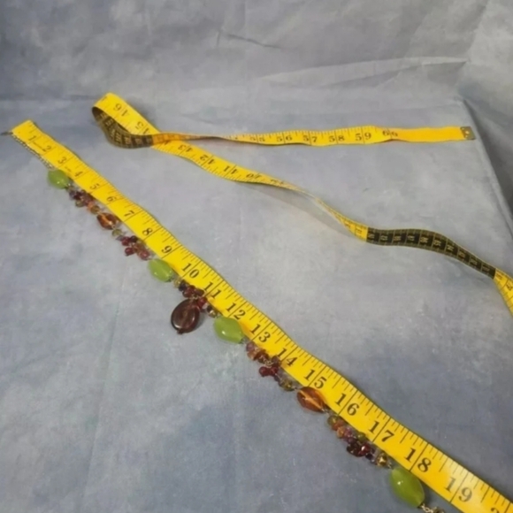 Vintage VCLM *Signed* Beaded Necklace.With clusters of beads, Fashion - Picture 8 of 10